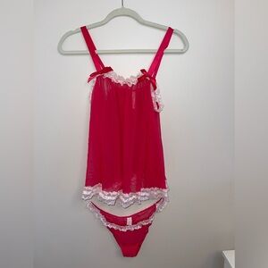 Victoria’s Secret Hot Pink Lingerie